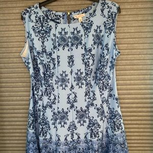 Blue Spring Plus size Dress